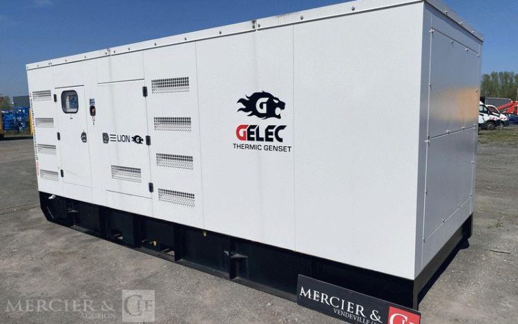 GELEC ENERGY GROUPE ELECTROGENE LION 825YC DIESEL 750KVA – 600KW – 1083A – ANNEE 2022  2001950