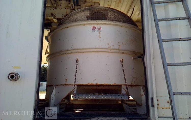 CODER SEMI REMORQUE PLSC 3ESSIEUX  34T AVEC 2 CENTRALES A BETON TRANSPORTABLES VERT 912AFP31