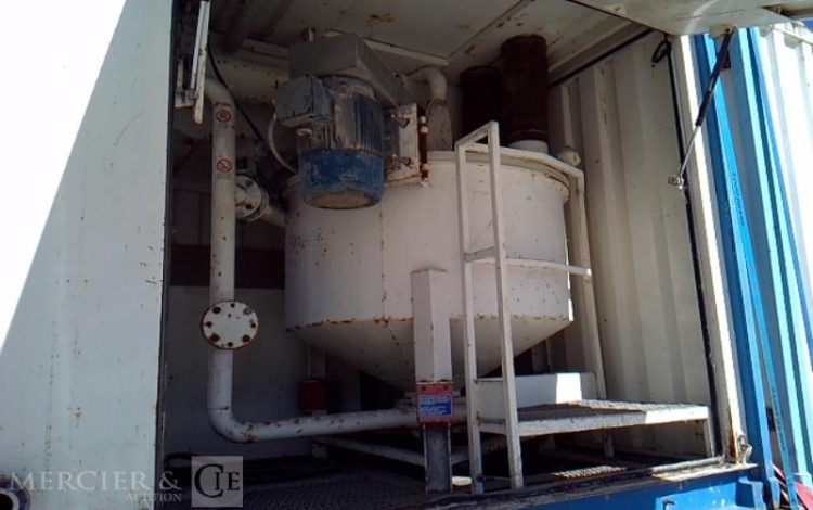 CODER SEMI REMORQUE PLSC 3ESSIEUX  34T AVEC 2 CENTRALES A BETON TRANSPORTABLES VERT 912AFP31