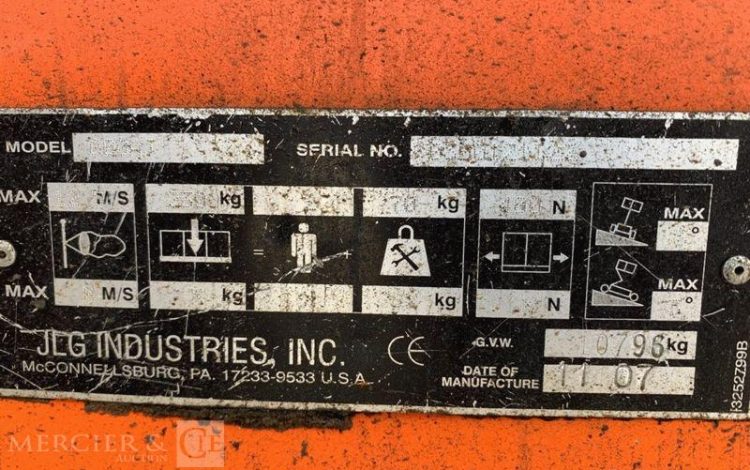 JLG 600AJ  9198