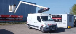 RENAULT MASTER 3 L2H2 F3500 2,3DCI 16 FAP 125 CV AVEC NACELLE TIME ET32LE – 11,60 M – BLANC CV-472-XS