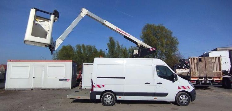 RENAULT MASTER 3 L2H2 F3500 2,3DCI 16 FAP 125 CV AVEC NACELLE TIME ET32LE – 11,60 M – BLANC CV-472-XS