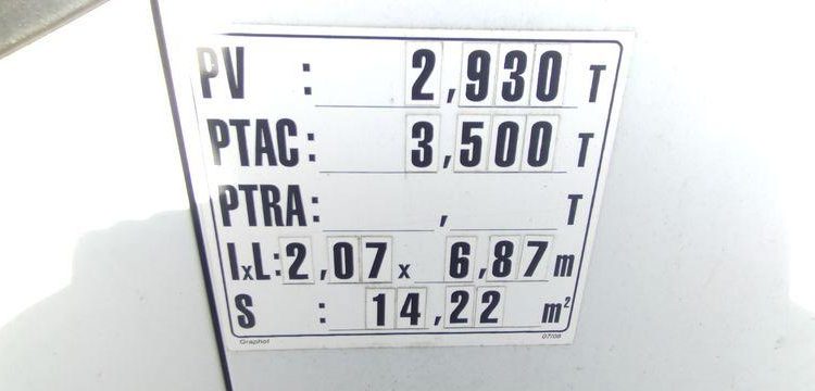 RENAULT MASTER 3 L2H2 F3500 2,3DCI 16 FAP 125 CV AVEC NACELLE TIME ET32LE – 11,60 M – BLANC CV-472-XS