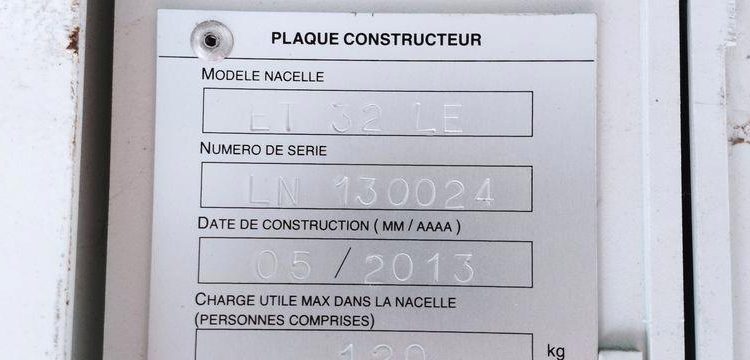 RENAULT MASTER 3 L2H2 F3500 2,3DCI 16 FAP 125 CV AVEC NACELLE TIME ET32LE – 11,60 M – BLANC CV-472-XS