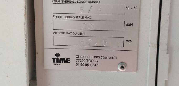 RENAULT MASTER 3 L2H2 F3500 2,3DCI 16 FAP 125 CV AVEC NACELLE TIME ET32LE – 11,60 M – BLANC CV-472-XS