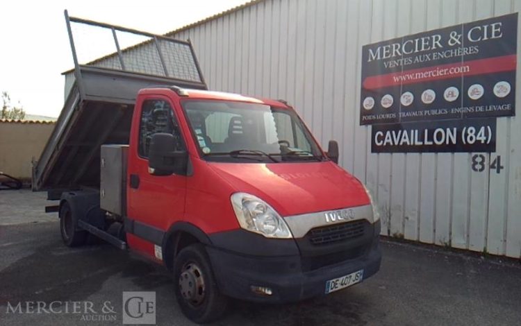 IVECO 35C13 BENNE SIMPLE CABINE COFFRE  DE-407-JS