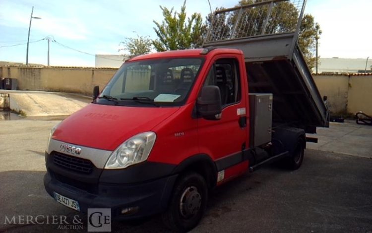 IVECO 35C13 BENNE SIMPLE CABINE COFFRE  DE-407-JS