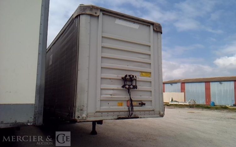 FRUEHAUF SEMI REMORQUE BACHE HAYON 3 ESSIEUX PTAC 38T GRIS EK-353-DL