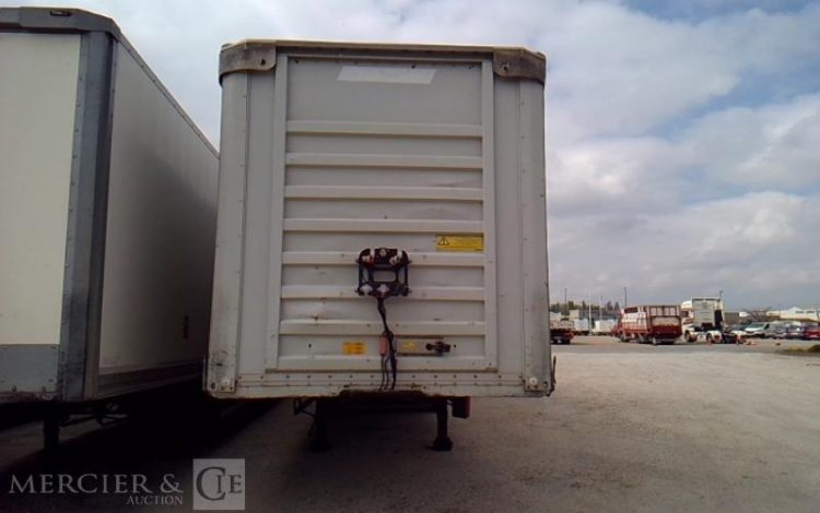 FRUEHAUF SEMI REMORQUE BACHE HAYON 3 ESSIEUX PTAC 38T GRIS EK-353-DL