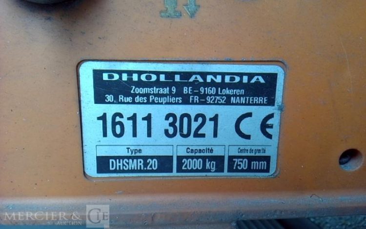 FRUEHAUF SEMI REMORQUE BACHE HAYON 3 ESSIEUX PTAC 38T GRIS EK-353-DL