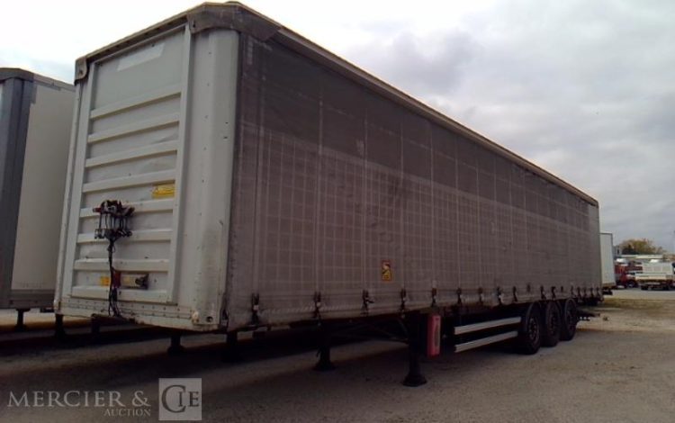 FRUEHAUF SEMI REMORQUE BACHE HAYON 3 ESSIEUX PTAC 38T GRIS EK-353-DL