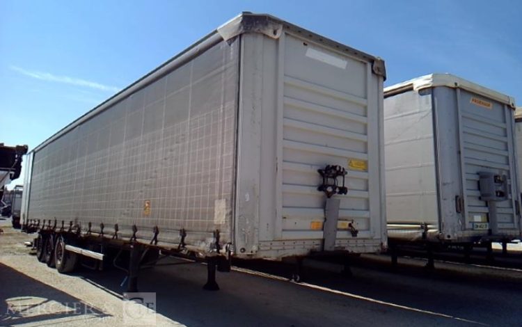 FRUEHAUF SEMI REMORQUE BACHE HAYON 3 ESSIEUX PTAC 38T GRIS EL-536-LL
