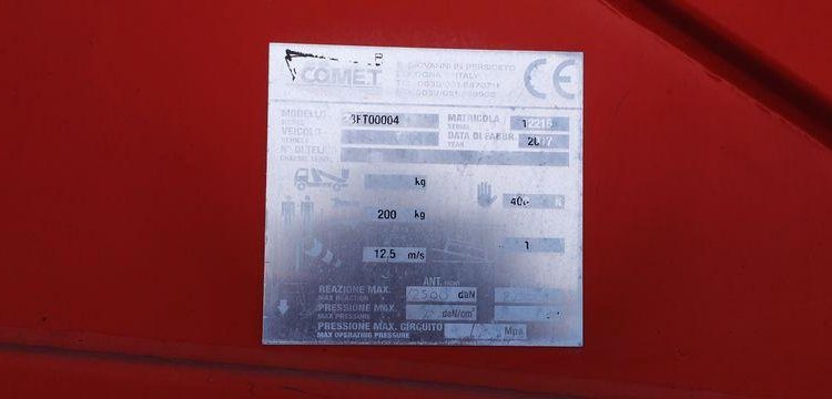 IVECO 35S12 AVEC NACELLE COMET ESK18/2/7,5HQ  EL-558-HZ