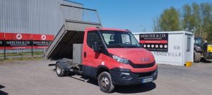 IVECO 35C12 BENNE SIMPLE CABINE COFFRE NON ROULANT  ER-583-XA