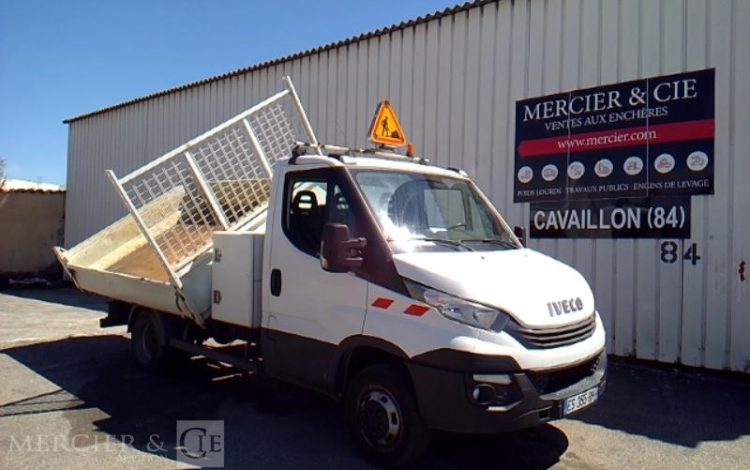 IVECO 35C12 BENNE SIMPLE CABINE COFFRE – NON ROULANT  ES-355-BH