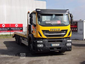 IVECO STRALIS 420 DEPANNEUSE AVEC TREUIL COME UP HV15 – DIESEL – 270759 KMS – ANNEE 20 JAUNE ES-531-RS