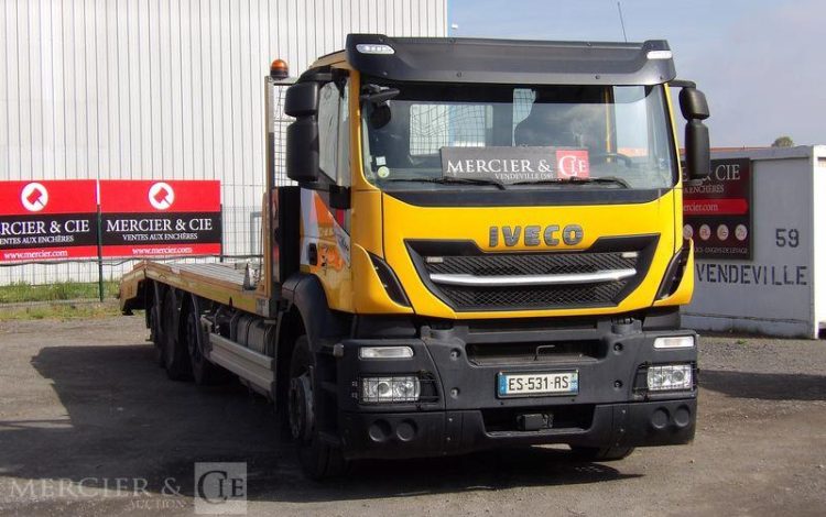 IVECO STRALIS 420 DEPANNEUSE AVEC TREUIL COME UP HV15 – DIESEL – 270759 KMS – ANNEE 20 JAUNE ES-531-RS