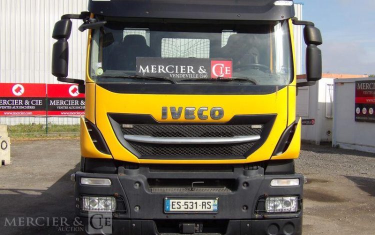 IVECO STRALIS 420 DEPANNEUSE AVEC TREUIL COME UP HV15 – DIESEL – 270759 KMS – ANNEE 20 JAUNE ES-531-RS