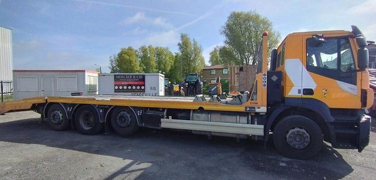 IVECO STRALIS 420 DEPANNEUSE AVEC TREUIL COME UP HV15 – DIESEL – 270759 KMS – ANNEE 20 JAUNE ES-531-RS
