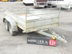 TRIGANO PLATEAU RIDELLES 2 ESSIEUX – PTAC 750 KGS  – ANNEE 2019  FD-338-XD