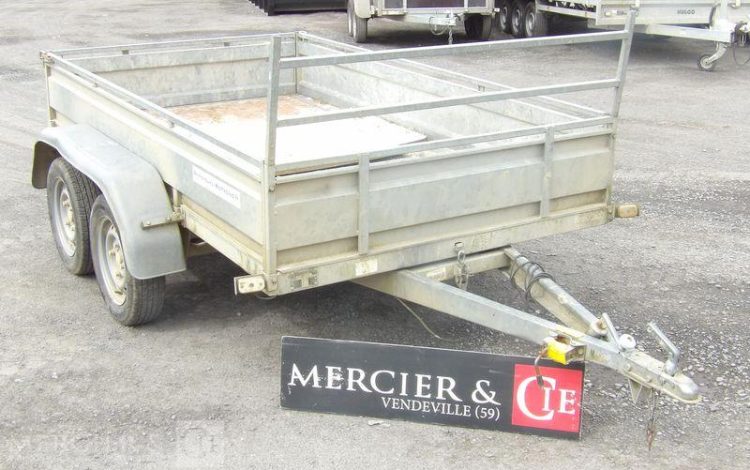 TRIGANO PLATEAU RIDELLES 2 ESSIEUX – PTAC 750 KGS  – ANNEE 2019  FD-338-XD