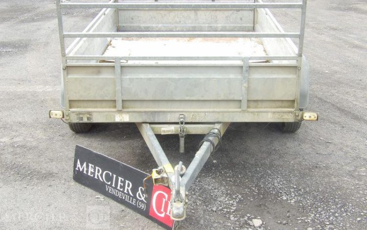 TRIGANO PLATEAU RIDELLES 2 ESSIEUX – PTAC 750 KGS  – ANNEE 2019  FD-338-XD