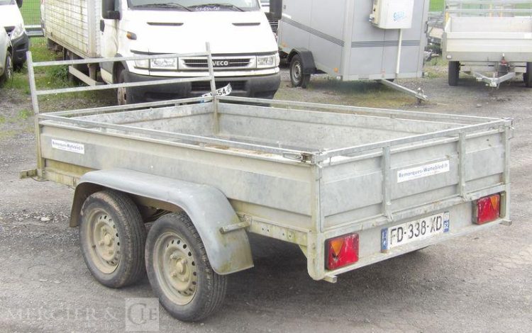 TRIGANO PLATEAU RIDELLES 2 ESSIEUX – PTAC 750 KGS  – ANNEE 2019  FD-338-XD