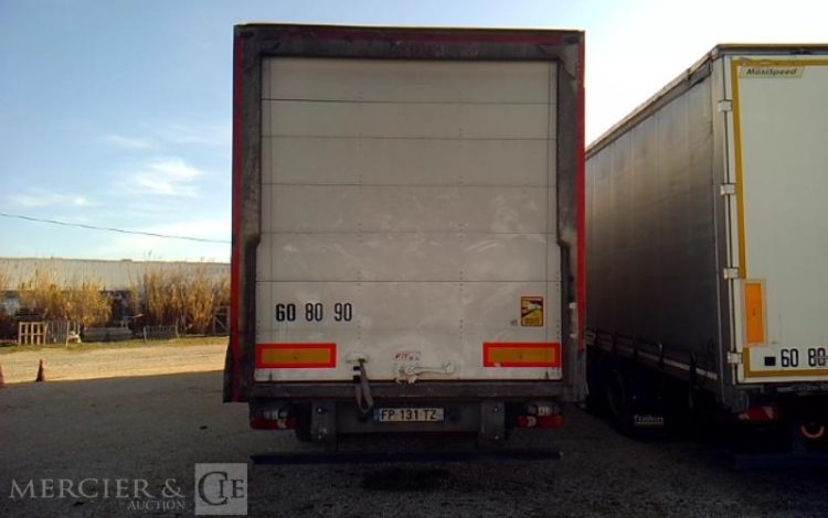 TROUILLET SEMI REMORQUE 3 ESSIEUX PTAC 38T BLANC FP-131-TZ