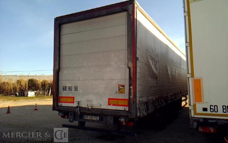 TROUILLET SEMI REMORQUE 3 ESSIEUX PTAC 38T BLANC FP-131-TZ