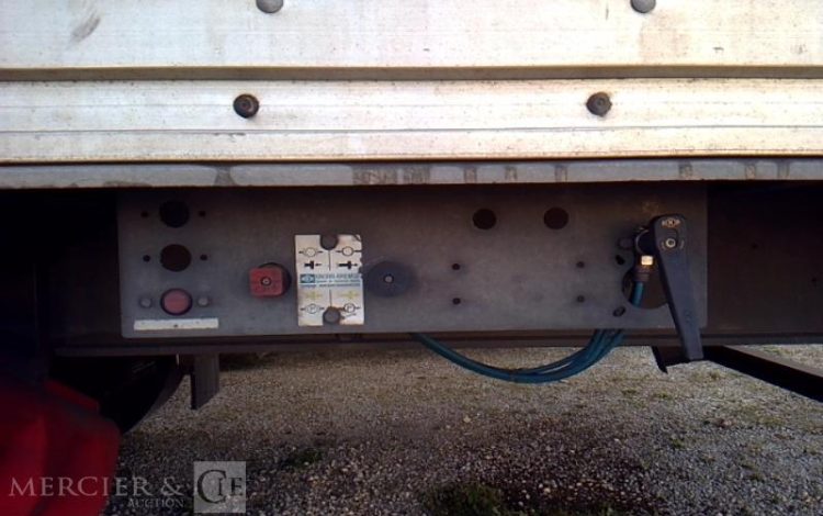 TROUILLET SEMI REMORQUE 3 ESSIEUX PTAC 38T BLANC FP-131-TZ
