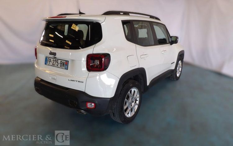 JEEP RENEGADE 1,0 T3 120CH LIMITED 2WD BLANC FP-275-BN