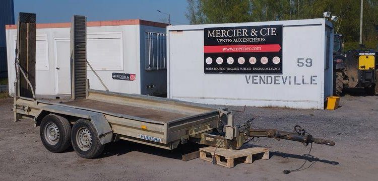 HUBIERE REMORQUE PORTE ENGIN TPF 3502 35TR 2 ESSIEUX – PTAC 3,5T  FW-121-SV