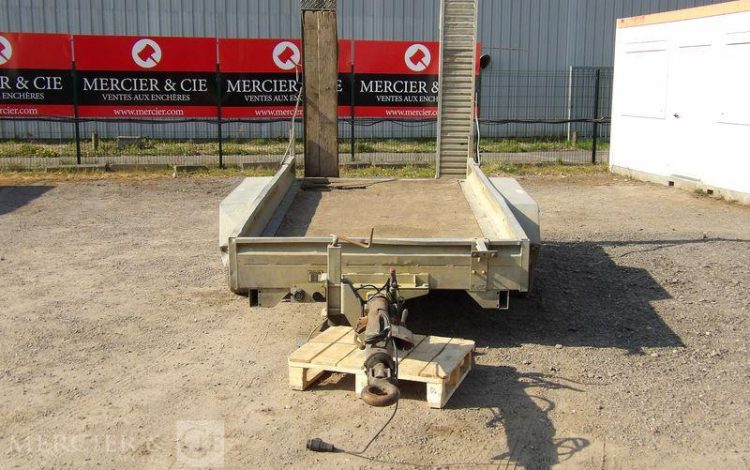 HUBIERE REMORQUE PORTE ENGIN TPF 3502 35TR 2 ESSIEUX – PTAC 3,5T  FW-121-SV