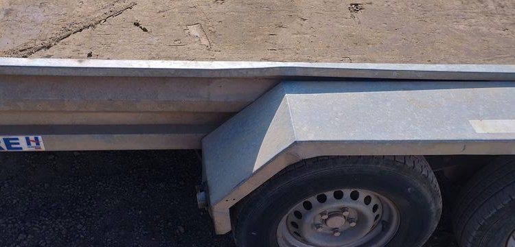 HUBIERE REMORQUE PORTE ENGIN TPF 3502 35TR 2 ESSIEUX – PTAC 3,5T  FW-121-SV