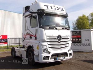 MERCEDES ACTROS 1848 GIGA SPACE STYLINE – DIESEL – 377410 KMS – ANNEE 2021 BLANC GB-874-SC