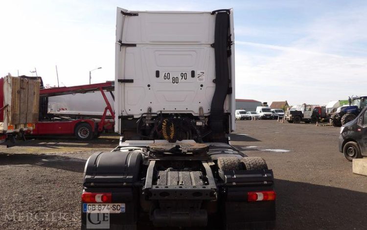 MERCEDES ACTROS 1848 GIGA SPACE STYLINE – DIESEL – 377410 KMS – ANNEE 2021 BLANC GB-874-SC
