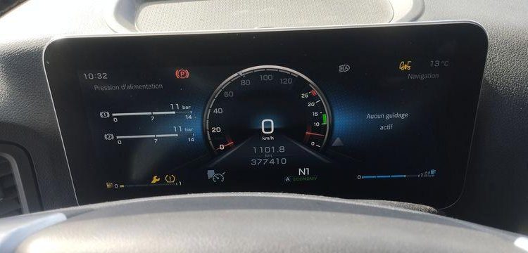 MERCEDES ACTROS 1848 GIGA SPACE STYLINE – DIESEL – 377410 KMS – ANNEE 2021 BLANC GB-874-SC