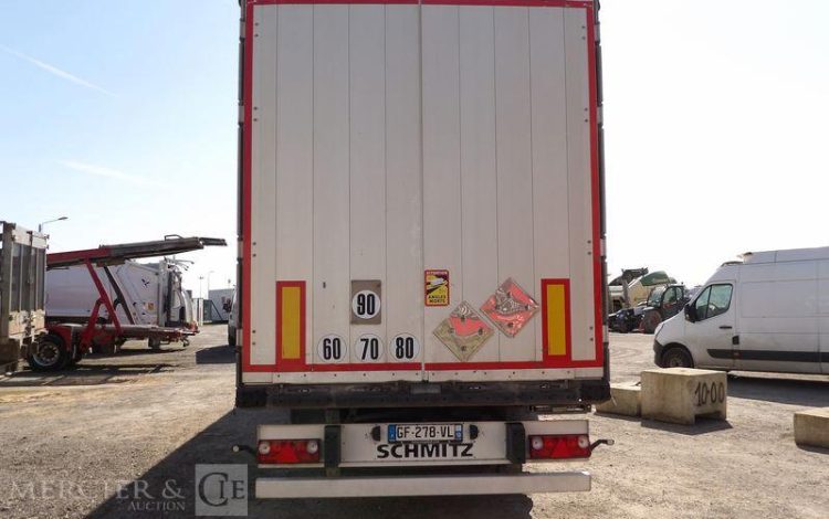 SCHMITZ SEMI REMORQUE SCB S3T06 PLSC 3 ESSIEUX – PTAC 38 TONNES – ANNEE  GF-278-VL