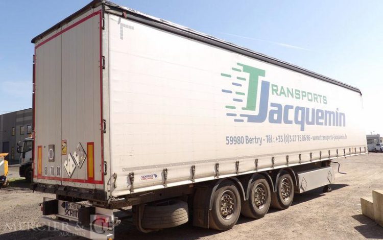 SCHMITZ SEMI REMORQUE SCB S3T06 PLSC 3 ESSIEUX – PTAC 38 TONNES – ANNEE  GF-278-VL
