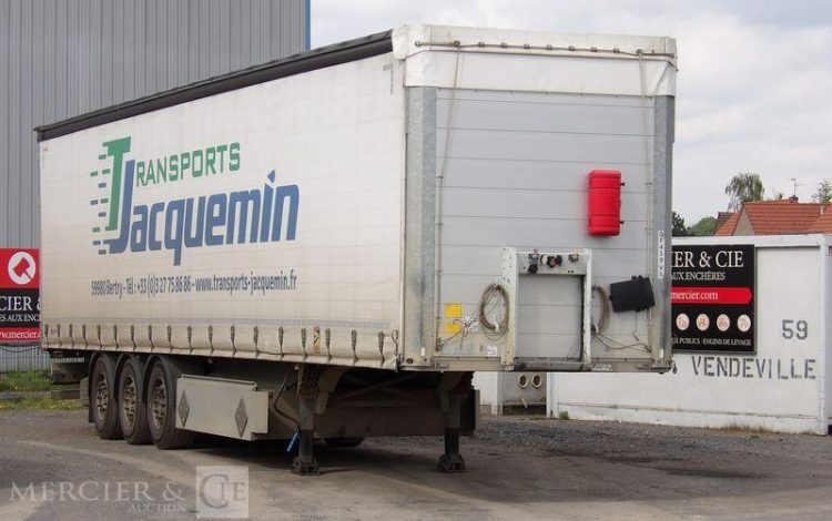 SCHMITZ SEMI REMORQUE BACHEE SCB S3T – 3 ESSIEUX – PTAC 28 TONNES – ANNEE 2022  GF-419-VL