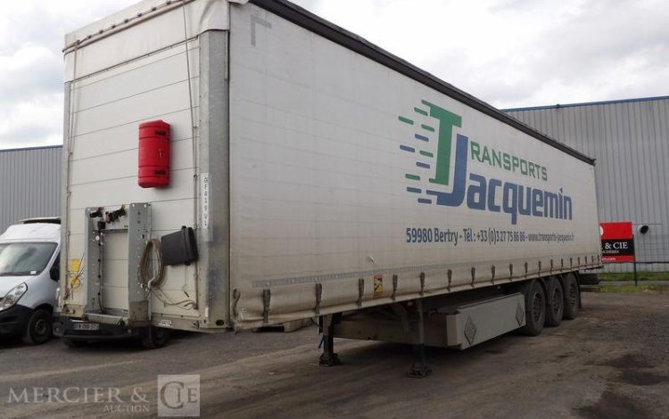 SCHMITZ SEMI REMORQUE BACHEE SCB S3T – 3 ESSIEUX – PTAC 28 TONNES – ANNEE 2022  GF-419-VL