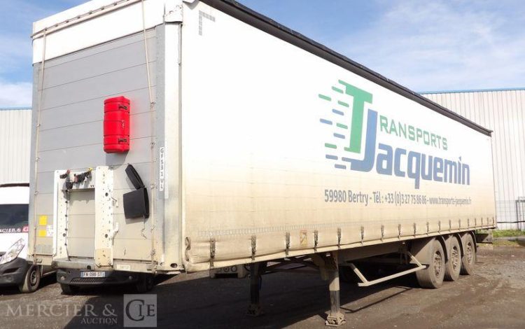SCHMITZ SEMI REMORQUE BACHEE SCB S3T – 3 ESSIEUX – PTAC 38 TONNES – ANNEE 2022  GF-531-VL
