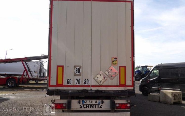 SCHMITZ SEMI REMORQUE BACHEE SCB S3T – 3 ESSIEUX – PTAC 38 TONNES – ANNEE 2022  GF-531-VL