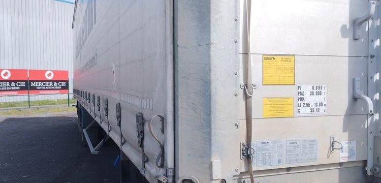 SCHMITZ SEMI REMORQUE BACHEE SCB S3T – 3 ESSIEUX – PTAC 38 TONNES – ANNEE 2022  GF-531-VL