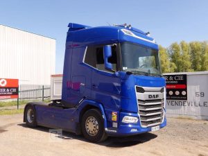 DAF TRACTEUR XG 480 FT – PTRA – 44 TONNES – DIESEL – 154788 KMS – ANNEE 2023 BLEU GS-597-BH