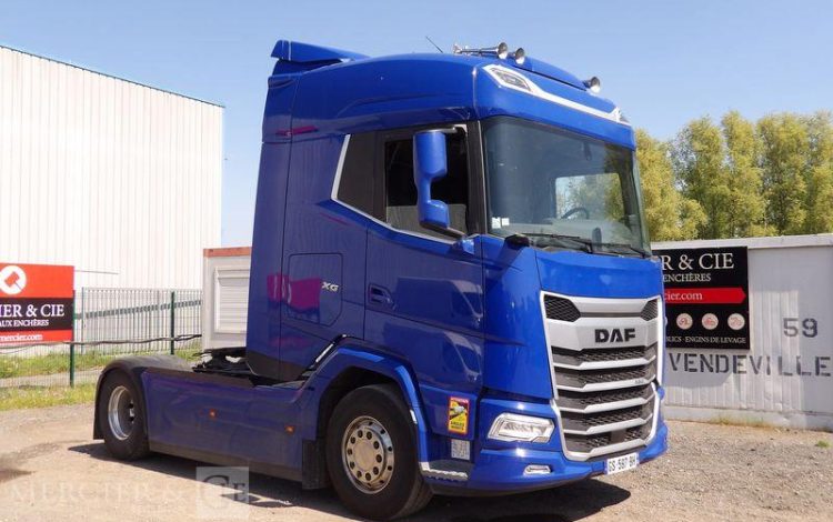 DAF TRACTEUR XG 480 FT – PTRA – 44 TONNES – DIESEL – 154788 KMS – ANNEE 2023 BLEU GS-597-BH