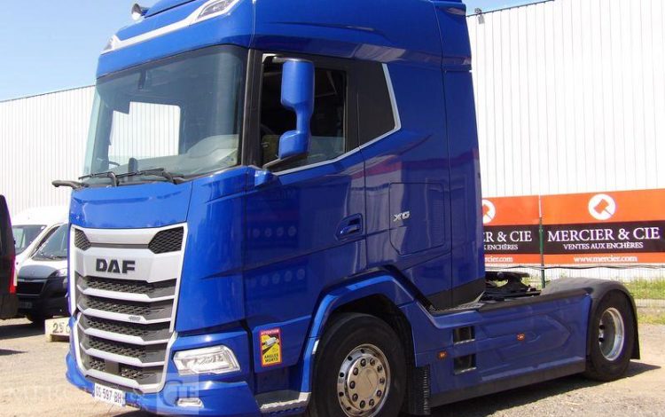 DAF TRACTEUR XG 480 FT – PTRA – 44 TONNES – DIESEL – 154788 KMS – ANNEE 2023 BLEU GS-597-BH