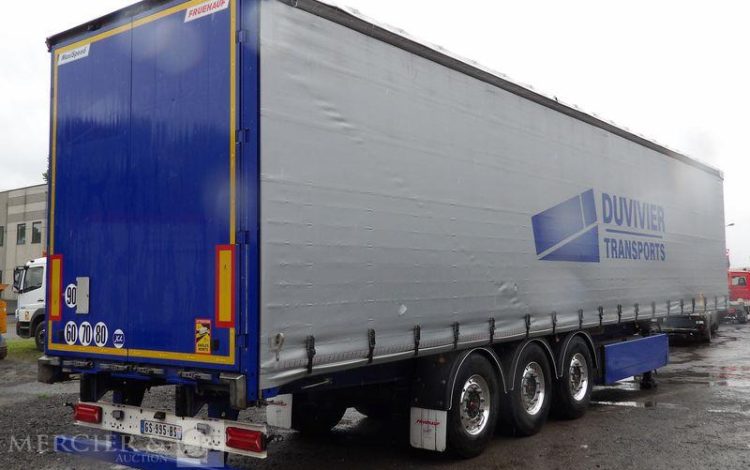 FRUEHAUF SEMI REMORQUE BACHEE MAXISPEED CLASSIC 150 – 3 ESSIEUS – PTAC 38 TONNES  GS-995-BS