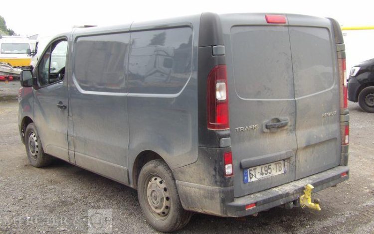 RENAULT TRAFIC 3 FOURGON PHASE 3 L1H1 2T8 2.0 DCI 16V 130CV – DIESEL – 33717 KMS GRIS GT-495-TB