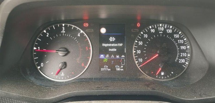 RENAULT TRAFIC 3 FOURGON PHASE 3 L1H1 2T8 2.0 DCI 16V 130CV – DIESEL – 33717 KMS GRIS GT-495-TB